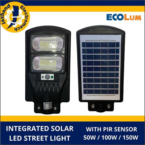integrated solar street light price|Ecolum Solar Streetlight 150W .
